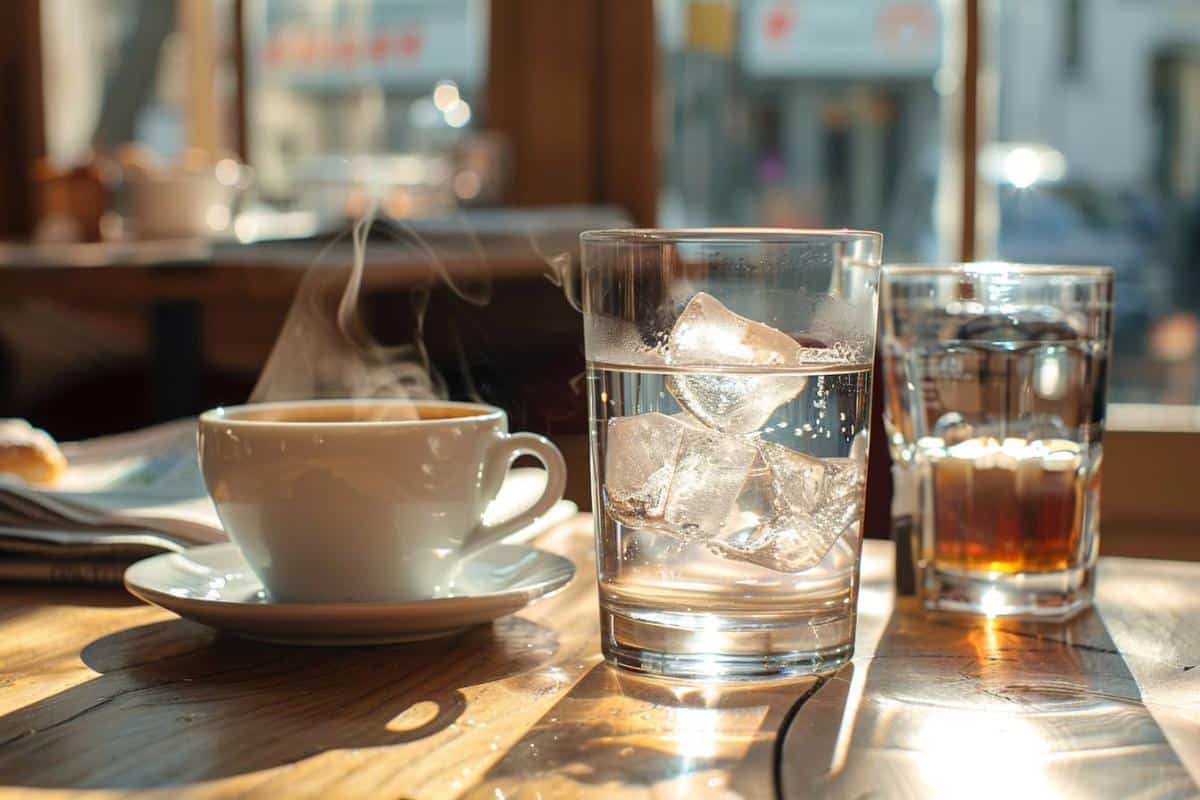 Pourquoi un verre d'eau est toujours servi avec le café ? Découvrez les raisons surprenantes