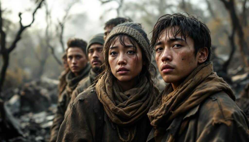 Le courage des victimes face aux incendies