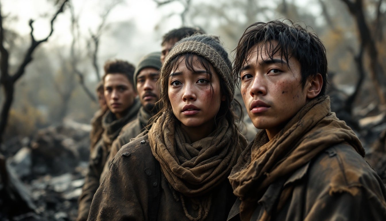 Le courage des victimes face aux incendies