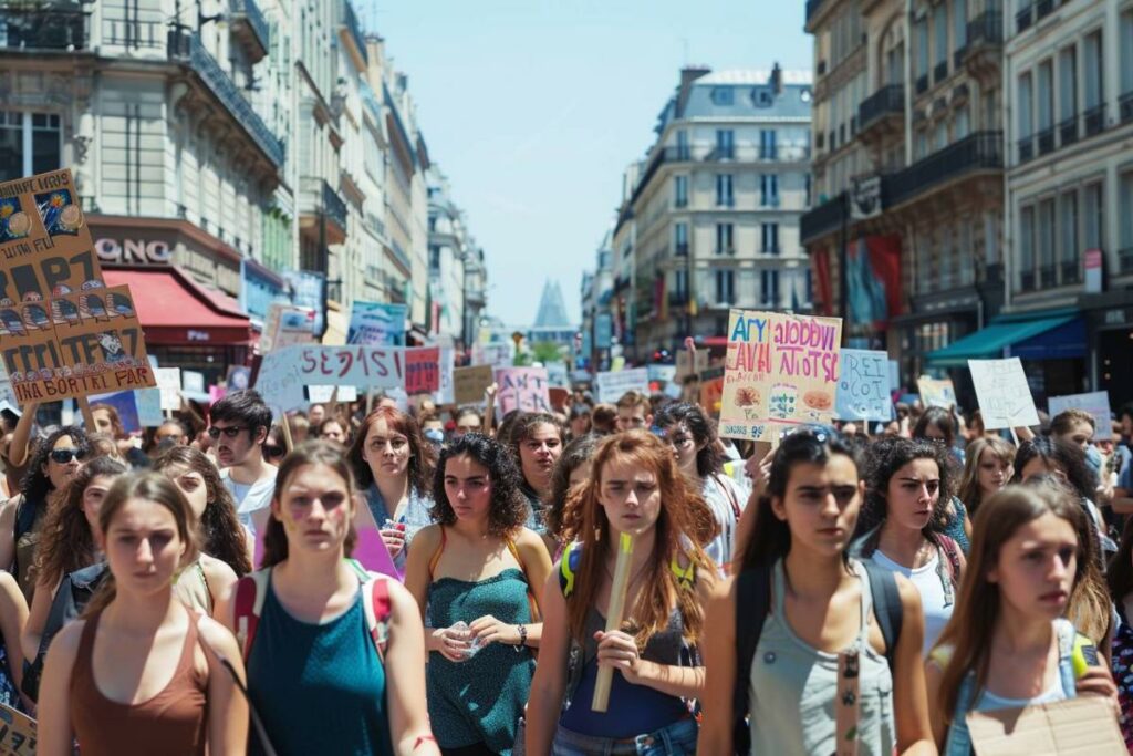 50 Ans de la loi Veil : manifestation anti-IVG à Paris pour une «marche pour la vie»