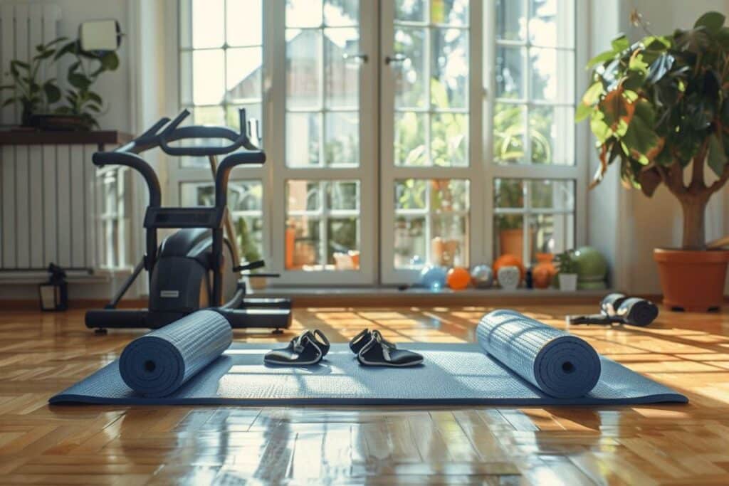 Matériel essentiel pour faire du sport à domicile : cardio, stretching et danse en toute simplicité
