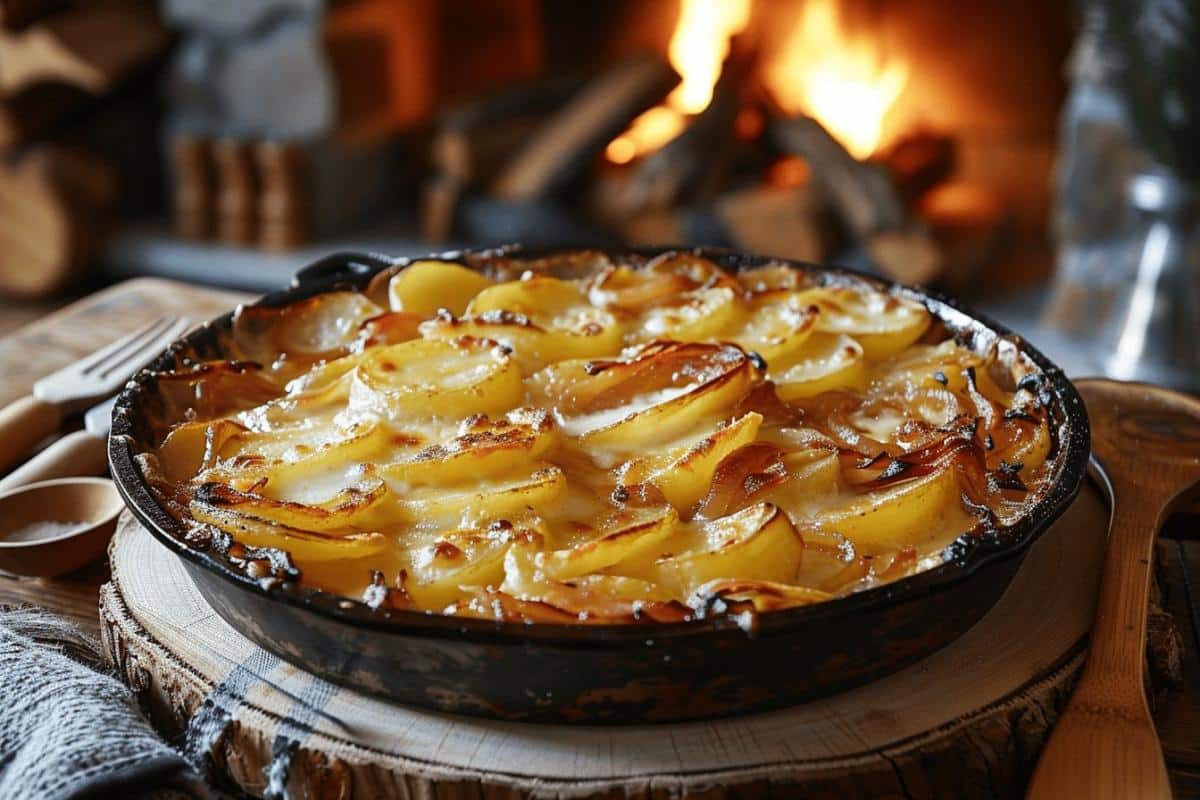 Recette de tartiflette facile et rapide : un plat savoyard réconfortant à préparer en toute simplicité