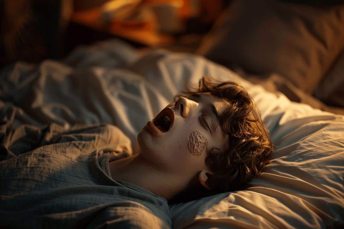 Dormir la bouche ouverte : les risques pour votre santé et comment y remédier