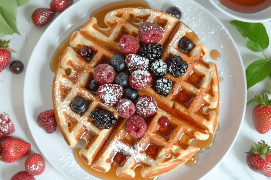 Recette de gaufres faciles et légères : une délicieuse alternative gourmande pour le petit-déjeuner