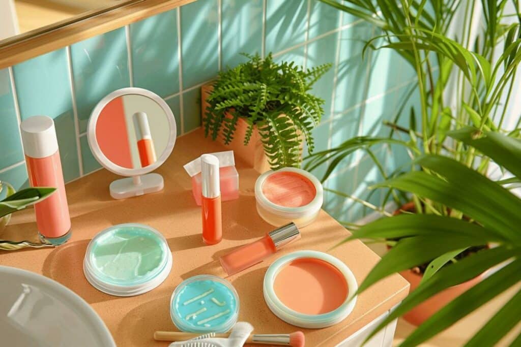 La folie des produits de beauté peel-off : rouge à lèvres, blush et masque tendance