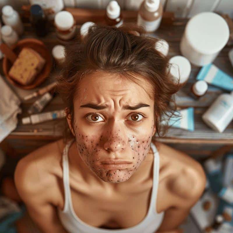 Causes des boutons sur le visage : acné, stress, alimentation et hormones à l'origine des imperfections